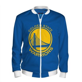 Мужской бомбер 3D с принтом Golden State Warriors в городе Новоалтайск, 100% полиэстер | застегивается на молнию, по бокам два кармана без застежек, по низу бомбера и на воротнике - эластичная резинка | golden state | golden state warriors | nba | warriors | баскетбол | голден стэйт | нба | уорриорз