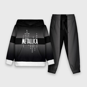 Детский костюм 3D (с толстовкой) с принтом Участники группы Metallica в городе Новоалтайск,  |  | metallica | группа | джеймс хэтфилд | кирк хэмметт | ларс ульрих | метал | металика | металлика | миталика | музыка | роберт трухильо | рок | трэш | трэшметал | хард | хардрок | хеви | хевиметал