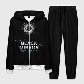 Мужской костюм 3D с принтом Black mirror в городе Новоалтайск, 100% полиэстер | Манжеты и пояс оформлены тканевой резинкой, двухслойный капюшон со шнурком для регулировки, карманы спереди | 