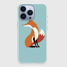 Чехол для iPhone 13 Pro с принтом Лисичка минималистичная в городе Новоалтайск,  |  | Тематика изображения на принте: firefox | fox | low | lowpoly | poly | redfox | лис | лиса | лисица | лисонька | лоуполи | минимализм | огнелис