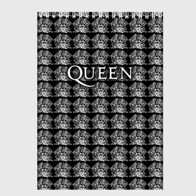 Скетчбук с принтом Queen в городе Новоалтайск, 100% бумага
 | 48 листов, плотность листов — 100 г/м2, плотность картонной обложки — 250 г/м2. Листы скреплены сверху удобной пружинной спиралью | paul rodgers | queen | quen | брайан мэй | глэм | группа | джон дикон | квин | королева | куин | меркури | меркьюри | мэркури | поп | роджер тейлор | рок | фредди | фреди | хард | хардрок