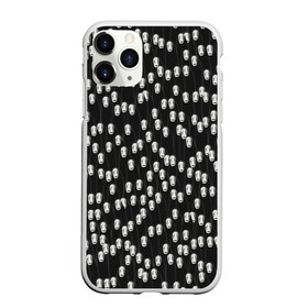 Чехол для iPhone 11 Pro Max матовый с принтом Безликие в городе Новоалтайск, Силикон |  | Тематика изображения на принте: no face | spirited away | аниме | безликий | маска | монстр | паттерн | привидение | призрак | толпа | унесённые призраками | хеллоуин | черный