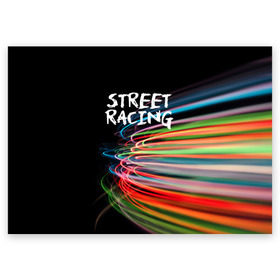 Поздравительная открытка с принтом Street racing в городе Новоалтайск, 100% бумага | плотность бумаги 280 г/м2, матовая, на обратной стороне линовка и место для марки
 | автомобили | гонки | стритрейсер | стритрейсинг