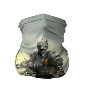 Бандана-труба 3D с принтом Dark Souls в городе Новоалтайск, 100% полиэстер, ткань с особыми свойствами — Activecool | плотность 150‒180 г/м2; хорошо тянется, но сохраняет форму | Тематика изображения на принте: dark | souls | дракон | души | игра | лордран | темные