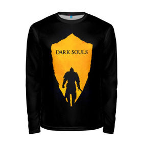 Мужской лонгслив 3D с принтом Dark Souls в городе Новоалтайск, 100% полиэстер | длинные рукава, круглый вырез горловины, полуприлегающий силуэт | dark | souls | дракон | души | игра | лордран | темные