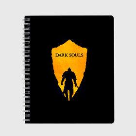Тетрадь с принтом Dark Souls в городе Новоалтайск, 100% бумага | 48 листов, плотность листов — 60 г/м2, плотность картонной обложки — 250 г/м2. Листы скреплены сбоку удобной пружинной спиралью. Уголки страниц и обложки скругленные. Цвет линий — светло-серый
 | dark | souls | дракон | души | игра | лордран | темные