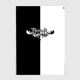 Постер с принтом Dethklok в городе Новоалтайск, 100% бумага
 | бумага, плотность 150 мг. Матовая, но за счет высокого коэффициента гладкости имеет небольшой блеск и дает на свету блики, но в отличии от глянцевой бумаги не покрыта лаком | dethklok | metalocalypse | the dethalbum | брендон смолл | группа | детклок | детхклок | детхлок | джин хоглан | дэт | мелодик | мёрдерфейс | метал | металлопокалипсис | пиклз | рок | эксплоужен