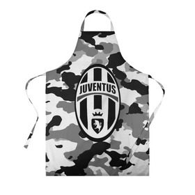 Фартук 3D с принтом FC Juventus Camouflage в городе Новоалтайск, 100% полиэстер | общий размер — 65 х 85 см, ширина нагрудника — 26 см, горловина — 53 см, длина завязок — 54 см, общий обхват в поясе — 173 см. Принт на завязках и на горловине наносится с двух сторон, на основной части фартука — только с внешней стороны | football | italia | juve | juventus | logo | sport | арт | италия | лига | лого | спорт | текстура | фк | футбол | футбольный клуб | эмблема | ювентус