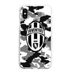 Чехол для iPhone XS Max матовый с принтом FC Juventus Camouflage в городе Новоалтайск, Силикон | Область печати: задняя сторона чехла, без боковых панелей | football | italia | juve | juventus | logo | sport | арт | италия | лига | лого | спорт | текстура | фк | футбол | футбольный клуб | эмблема | ювентус