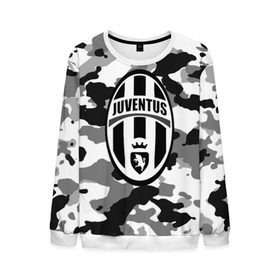 Мужской свитшот 3D с принтом FC Juventus Camouflage в городе Новоалтайск, 100% полиэстер с мягким внутренним слоем | круглый вырез горловины, мягкая резинка на манжетах и поясе, свободная посадка по фигуре | football | italia | juve | juventus | logo | sport | арт | италия | лига | лого | спорт | текстура | фк | футбол | футбольный клуб | эмблема | ювентус