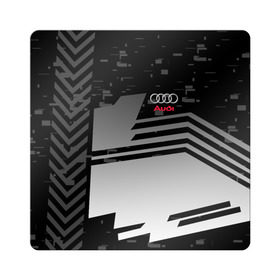 Магнит виниловый Квадрат с принтом AUDI SPORT в городе Новоалтайск, полимерный материал с магнитным слоем | размер 9*9 см, закругленные углы | audi | ауди | марка | машины