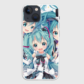 Чехол для iPhone 13 mini с принтом Miku множество в городе Новоалтайск,  |  | anime | hatsune miku | vocaloid | аниме | вокалоид | мику хатсуне