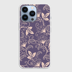 Чехол для iPhone 13 Pro с принтом Естественный стиль в городе Новоалтайск,  |  | абстракция | нежность | романтика | цветы