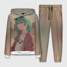 Женский костюм 3D (с толстовкой) с принтом Мику Хатсуне. ВОКАЛОИД в городе Новоалтайск,  |  | anime | hatsune miku | vocaloid | вокалоид | мику хатсуне