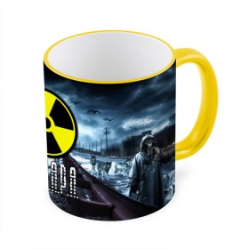 Кружка 3D с принтом S.T.A.L.K.E.R. - Т.А.М.А.Р.А. в городе Новоалтайск, керамика | ёмкость 330 мл | Тематика изображения на принте: stalker | буквы | волки | грузовик | знак | игра | имя | ммо | мрак | надпись | опасность | припять | птицы | радиация | рпг | сталкер | тамара | тамарка | тома | томка | чернобыль | шутер