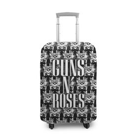 Чехол для чемодана 3D с принтом Guns n roses в городе Новоалтайск, 86% полиэфир, 14% спандекс | двустороннее нанесение принта, прорези для ручек и колес | guns n roses | gunsnroses | ганз н роус | ганзес роус | ганзесроус | ганзнроус | дафф маккаган | диззи рид | мелисса риз | ричард фортус | рок | слэш | франк феррер | эксл роуз