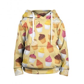Детская толстовка 3D с принтом Сладости в городе Новоалтайск, 100% полиэстер | двухслойный капюшон со шнурком для регулировки, мягкие манжеты на рукавах и по низу толстовки, спереди карман-кенгуру с мягким внутренним слоем | Тематика изображения на принте: 