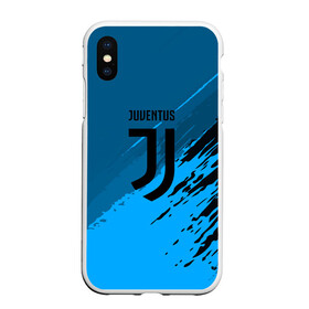 Чехол для iPhone XS Max матовый с принтом FC Juventus abstract style в городе Новоалтайск, Силикон | Область печати: задняя сторона чехла, без боковых панелей | football | soccer | ювентус