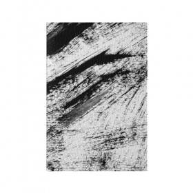 Обложка для паспорта матовая кожа с принтом gray&black colors в городе Новоалтайск, натуральная матовая кожа | размер 19,3 х 13,7 см; прозрачные пластиковые крепления | abstraction | watercolor | абстракция красок | акварель | брызги красок | живопись | краска | потертость красок | размытые краски | текстуры | черно белый | яркие | яркие краски