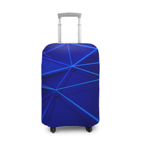 Чехол для чемодана 3D с принтом delta abstraction в городе Новоалтайск, 86% полиэфир, 14% спандекс | двустороннее нанесение принта, прорези для ручек и колес | abstraction | geometry | polygon | абстракция | геометрия | грань | краски | кубик | кубики | линии | мозаика | полигон | разноцветные | ребро | текстура | тени | узор