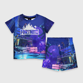 Детский костюм с шортами 3D с принтом Fortnite в городе Новоалтайск,  |  | Тематика изображения на принте: 99 problem | 99 problems | abstract | battle | black | fortnite | heroes | royale | survival | абстракция | битва | королевская | королей | фартнайт | фортнайт | фортнит | черная