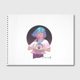 Альбом для рисования с принтом Earth - CHAN Земля - Чан в городе Новоалтайск, 100% бумага
 | матовая бумага, плотность 200 мг. | anume | chan | eartg | nasa | анимэ | земля | космос | наса | планета | тян | чан