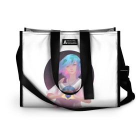 Сумка-шоппер 3D с принтом Earth - CHAN Земля - Чан в городе Новоалтайск, 100% полиэстер | застегивается на металлическую кнопку; внутренний карман застегивается на молнию. Стенки укреплены специальным мягким материалом, чтобы защитить содержимое от несильных ударов
 | anume | chan | eartg | nasa | анимэ | земля | космос | наса | планета | тян | чан