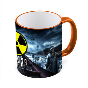 Кружка 3D с принтом S.T.A.L.K.E.R. - П.О.Л.И.Н.А. в городе Новоалтайск, керамика | ёмкость 330 мл | stalker | буквы | волки | грузовик | знак | игра | имя | ммо | мрак | надпись | опасность | полина | полинка | полиночка | поля | припять | птицы | радиация | рпг | сталкер | чернобыль | шутер