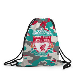 Рюкзак-мешок 3D с принтом FC Liverpool в городе Новоалтайск, 100% полиэстер | плотность ткани — 200 г/м2, размер — 35 х 45 см; лямки — толстые шнурки, застежка на шнуровке, без карманов и подкладки | england | football | liverpool fc | logo | sport | англия | арт | камуфляж | ливерпуль | лига | лого | милитари | спорт | текстура | фк | футбол | футбольный клуб | эмблема