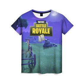 Женская футболка 3D с принтом Fortnite Night в городе Новоалтайск, 100% полиэфир ( синтетическое хлопкоподобное полотно) | прямой крой, круглый вырез горловины, длина до линии бедер | 99 problem | 99 problems | abstract | battle | black | fortnite | heroes | night | royale | survival | абстракция | битва | королевская | королей | ночь | фартнайт | фортнайт | фортнит | черная