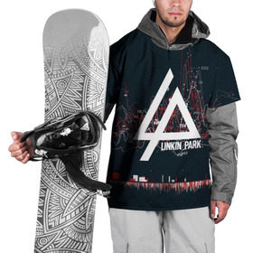 Накидка на куртку 3D с принтом Linkin Park Music в городе Новоалтайск, 100% полиэстер |  | linkin park | logo | music | pop | rock | usa | альтернатива | америка | металл | музыка | музыкальный | поп | рок | честер беннингтон