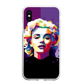 Чехол для iPhone XS Max матовый с принтом Marilyn Monroe в городе Новоалтайск, Силикон | Область печати: задняя сторона чехла, без боковых панелей | girl | marilyn | monroe | usa | актриса | девушка | звезда | монро | мэрилин | певица | сша