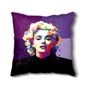 Подушка 3D с принтом Marilyn Monroe в городе Новоалтайск, наволочка – 100% полиэстер, наполнитель – холлофайбер (легкий наполнитель, не вызывает аллергию). | состоит из подушки и наволочки. Наволочка на молнии, легко снимается для стирки | girl | marilyn | monroe | usa | актриса | девушка | звезда | монро | мэрилин | певица | сша