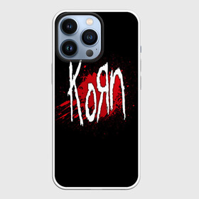 Чехол для iPhone 13 Pro с принтом Korn в городе Новоалтайск,  |  | band | blood | korn | metal | music | rock | атрибутика | группа | кровь | метал | музыка | рок