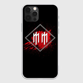 Чехол для iPhone 12 Pro Max с принтом Marilyn Manson в городе Новоалтайск, Силикон |  | band | blood | marilyn manson | metal | music | rock | атрибутика | группа | кровь | метал | музыка | рок