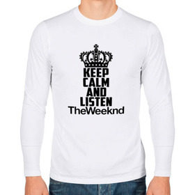 Мужской лонгслив хлопок с принтом Keep calm and listen The Weeknd в городе Новоалтайск, 100% хлопок |  | pbrb | pop | rb | the weeknd | trilogy | weeknd | xo | викенд | викнд | икс | иксо | макконен | музыкант | о | рнб | тесфайе | уикенд | уикнд | х | хип хоп | хипхоп | хо | эйбел | эр эн би