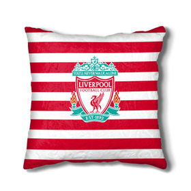 Подушка 3D с принтом FC Liverpool в городе Новоалтайск, наволочка – 100% полиэстер, наполнитель – холлофайбер (легкий наполнитель, не вызывает аллергию). | состоит из подушки и наволочки. Наволочка на молнии, легко снимается для стирки | england | football | liverpool fc | англия | ливерпуль | лого | фк | футбол | футбольный клуб
