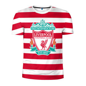 Мужская футболка 3D спортивная с принтом FC Liverpool в городе Новоалтайск, 100% полиэстер с улучшенными характеристиками | приталенный силуэт, круглая горловина, широкие плечи, сужается к линии бедра | england | football | liverpool fc | англия | ливерпуль | лого | фк | футбол | футбольный клуб