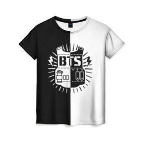 Женская футболка 3D с принтом Bangtan Boys в городе Новоалтайск, 100% полиэфир ( синтетическое хлопкоподобное полотно) | прямой крой, круглый вырез горловины, длина до линии бедер | bangtan boys | bts | j hope | jimin | jin | jungkook | k pop | rm | sonyeondan | suga | v | бойз бойс | бойскауты | бтс бенгтан. бангтан | группа | к поп | корейская | пуленепробиваемые | хип хоп