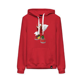 Женская толстовка хлопок с принтом Modern Knuckles в городе Новоалтайск, френч-терри, мягкий теплый начес внутри (100% хлопок) | карман-кенгуру, эластичные манжеты и нижняя кромка, капюшон с подкладом и шнурком | sonic | наклз | наклс | соник