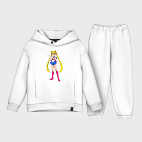 Детский костюм хлопок Oversize с принтом Сейлормун в городе Новоалтайск,  |  | sailor moon | sailormoon | сейлор мун