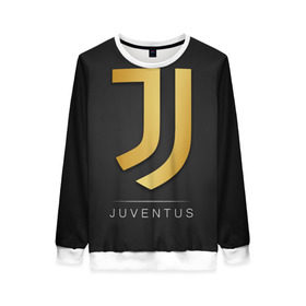 Женский свитшот 3D с принтом Juventus Gold Edition в городе Новоалтайск, 100% полиэстер с мягким внутренним слоем | круглый вырез горловины, мягкая резинка на манжетах и поясе, свободная посадка по фигуре | champions | italy | jeep | juventus | league | италия | лига | чемпионов | ювентус