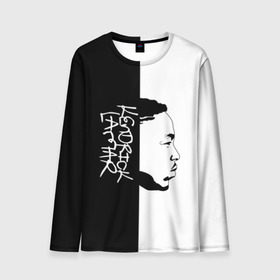Мужской лонгслив 3D с принтом Kendrick Lamar в городе Новоалтайск, 100% полиэстер | длинные рукава, круглый вырез горловины, полуприлегающий силуэт | k dot | kendrick | kendrick lamar | kl | lamar | вестсай | дакворт | кдот | кендрик | кл | король хип хопа | ламар | музыкант | надпись | певец | реп | репер | рэп | рэпер | хип хоп | эндрик