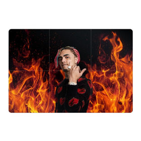 Магнитный плакат 3Х2 с принтом Lil Pump - 103 в городе Новоалтайск, Полимерный материал с магнитным слоем | 6 деталей размером 9*9 см | eskeetit | esskeetit | lil pump | pamp | pump | лил памп | маленький насос | насос | памп | эшкере | эшкереее | эщкэрэ