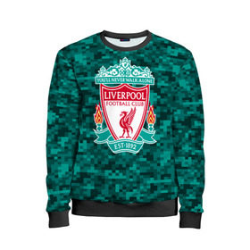 Детский свитшот 3D с принтом Liverpool FC в городе Новоалтайск, 100% полиэстер | свободная посадка, прямой крой, мягкая тканевая резинка на рукавах и понизу свитшота | england | football | liverpool fc | logo | sport | англия | арт | ливерпуль | лига | лого | спорт | текстура | фк | футбол | футбольный клуб | эмблема