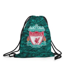 Рюкзак-мешок 3D с принтом Liverpool FC в городе Новоалтайск, 100% полиэстер | плотность ткани — 200 г/м2, размер — 35 х 45 см; лямки — толстые шнурки, застежка на шнуровке, без карманов и подкладки | Тематика изображения на принте: england | football | liverpool fc | logo | sport | англия | арт | ливерпуль | лига | лого | спорт | текстура | фк | футбол | футбольный клуб | эмблема