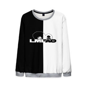 Мужской свитшот 3D с принтом Keep calm and listen LMFAO в городе Новоалтайск, 100% полиэстер с мягким внутренним слоем | круглый вырез горловины, мягкая резинка на манжетах и поясе, свободная посадка по фигуре | lmfao | redfoo | sky blu | блу | данс | дудес | лмфао | музыка | поп | редфуу | скайлер горди | стэфан горди | хаус | хип хоп | эл эм эф эй оу | электро | электронная | элэмэфэйоу