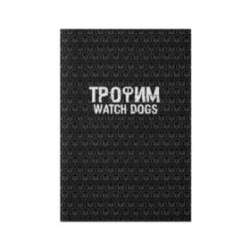 Обложка для паспорта матовая кожа с принтом Трофим Watch Dogs в городе Новоалтайск, натуральная матовая кожа | размер 19,3 х 13,7 см; прозрачные пластиковые крепления | Тематика изображения на принте: game | name | watch dogs | watch dogs 2 | город | девушка | дрон | игры | имена | компьютеры | пистолет | телефон | технологии | хакер