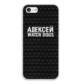 Чехол для iPhone 5/5S матовый с принтом Алексей Watch Dogs в городе Новоалтайск, Силикон | Область печати: задняя сторона чехла, без боковых панелей | алексей | алеша | леша