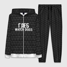 Женский костюм 3D с принтом Глеб Watch Dogs в городе Новоалтайск,  |  | game | name | watch dogs | watch dogs 2 | глеб | город | девушка | дрон | игры | имена | компьютеры | пистолет | телефон | технологии | хакер